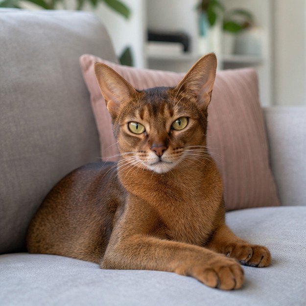 Abyssinian Fotoğrafları: 4 Gerçekçi Yaşam Karesi