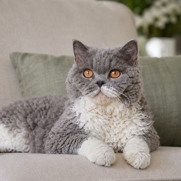 Selkirk Rex Fotoğrafları: 4 Gerçekçi Yaşam Karesi