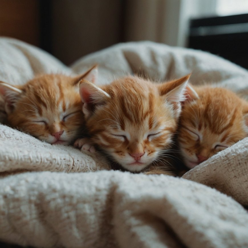 KEDİ YAVRULARINDA UYKU DÜZENİ VE GELİŞİMİ, NE KADAR UYURLAR VE NEDEN ÖNEMLİDİR? — Yavru kedilerin uyku alışkanlıkları, genellikle 8. haftadan itibaren daha belirgin hale gelir. (2)