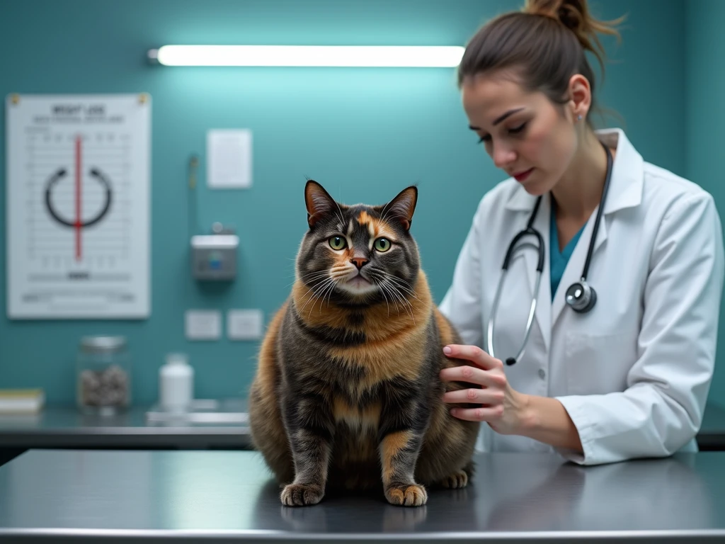 Kedi Obezitesi Nedir ve Neden Önemlidir? — Kedi obezitesi teşhis edildiğinde, tedavi süreci veteriner gözetiminde başlamalıdır. (3)