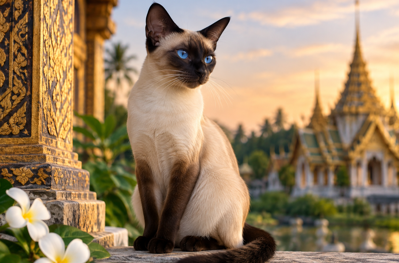 SAM SAWET KEDİSİ GİZEMLİ VE ZARİF TAYLAND KEDİSİ