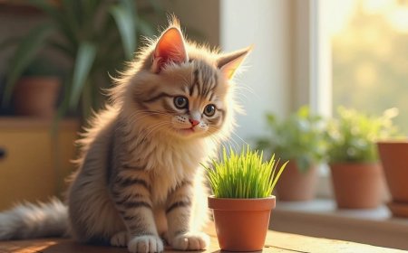 Kedilerin Çim Yeme Alışkanlığı ve Nedenleri